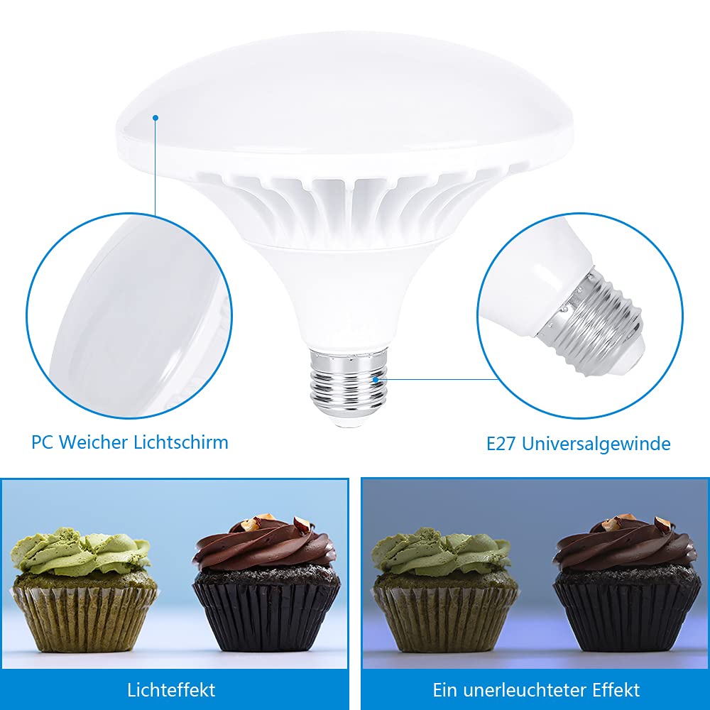 Bonnlo Softbox Licht Kit für Fotostudio, 50 x 70 cm Softbox mit E27 Sockel und 2X 5500K LED Lampen, höhenverstellbare Aluminium Stative, inkl. Tragetasche
