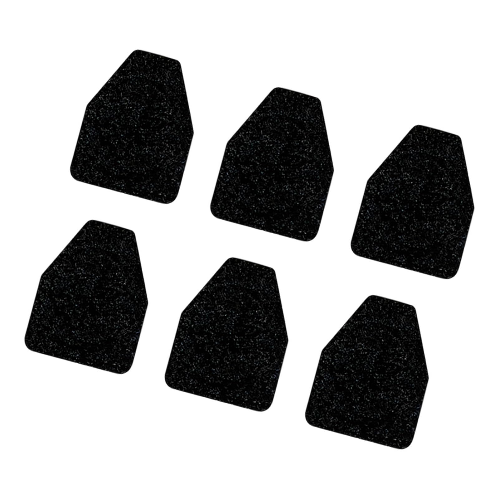 NVOQILIN 6PCS / PACK Heavy Duty Urinal Mats for Public Restrooms Features Liquid Absorption and Strong Grip Base Commercial Grade Urinal Mats