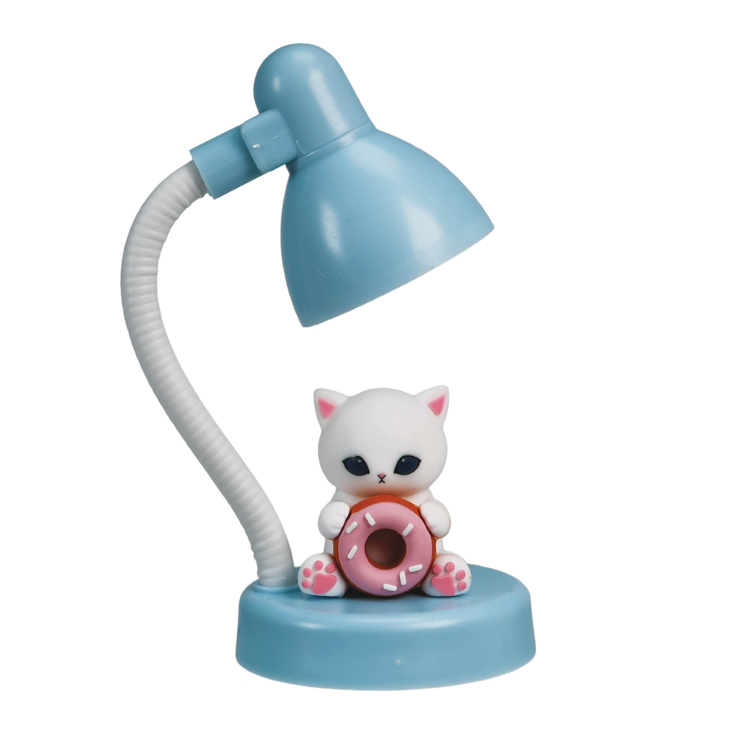 Blue Sky Studios Mofusand Mini Lamp – USB Rechargeable Desk Light – Cute Cat Figurine with Donut Decor – Collectible Light – Licensed Gift Idea — image 1