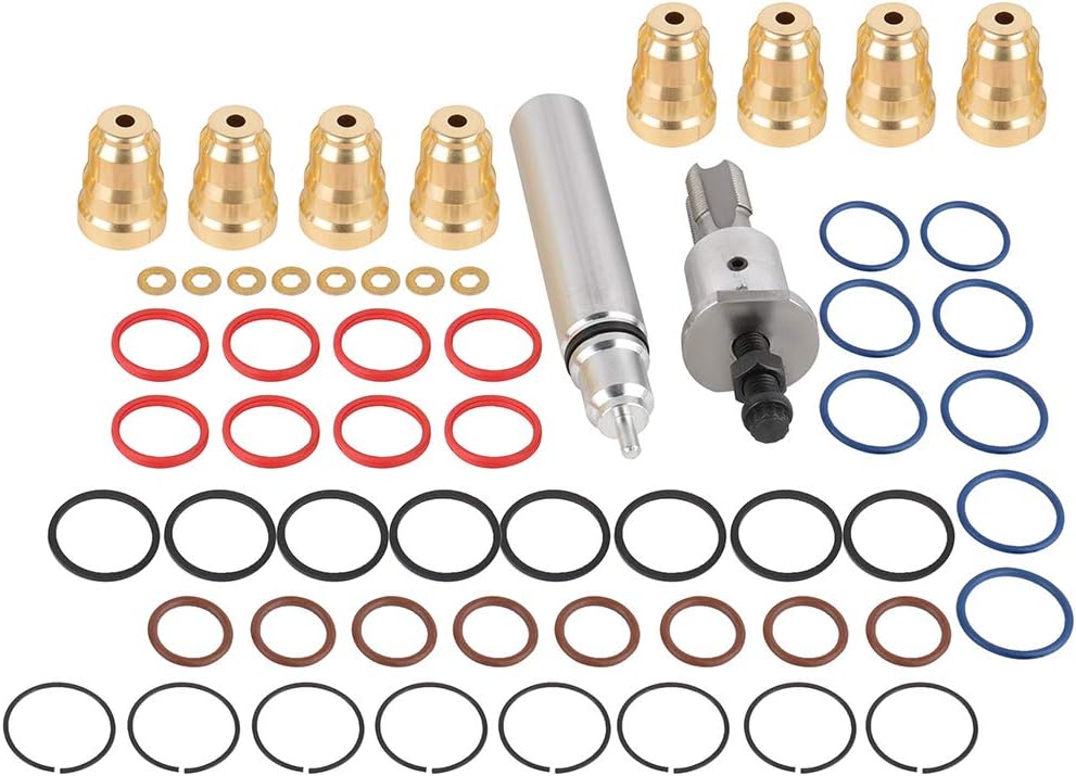 SCITOO F4TZ9F538A Injector Sleeve Cup Removal Installation Tool Kit Fit For Ford For E-350 Club Wagon 2003,For Ford For E-350 Econoline 1994-1998,For Ford For E-350 Econoline Club Wagon 1994-2002