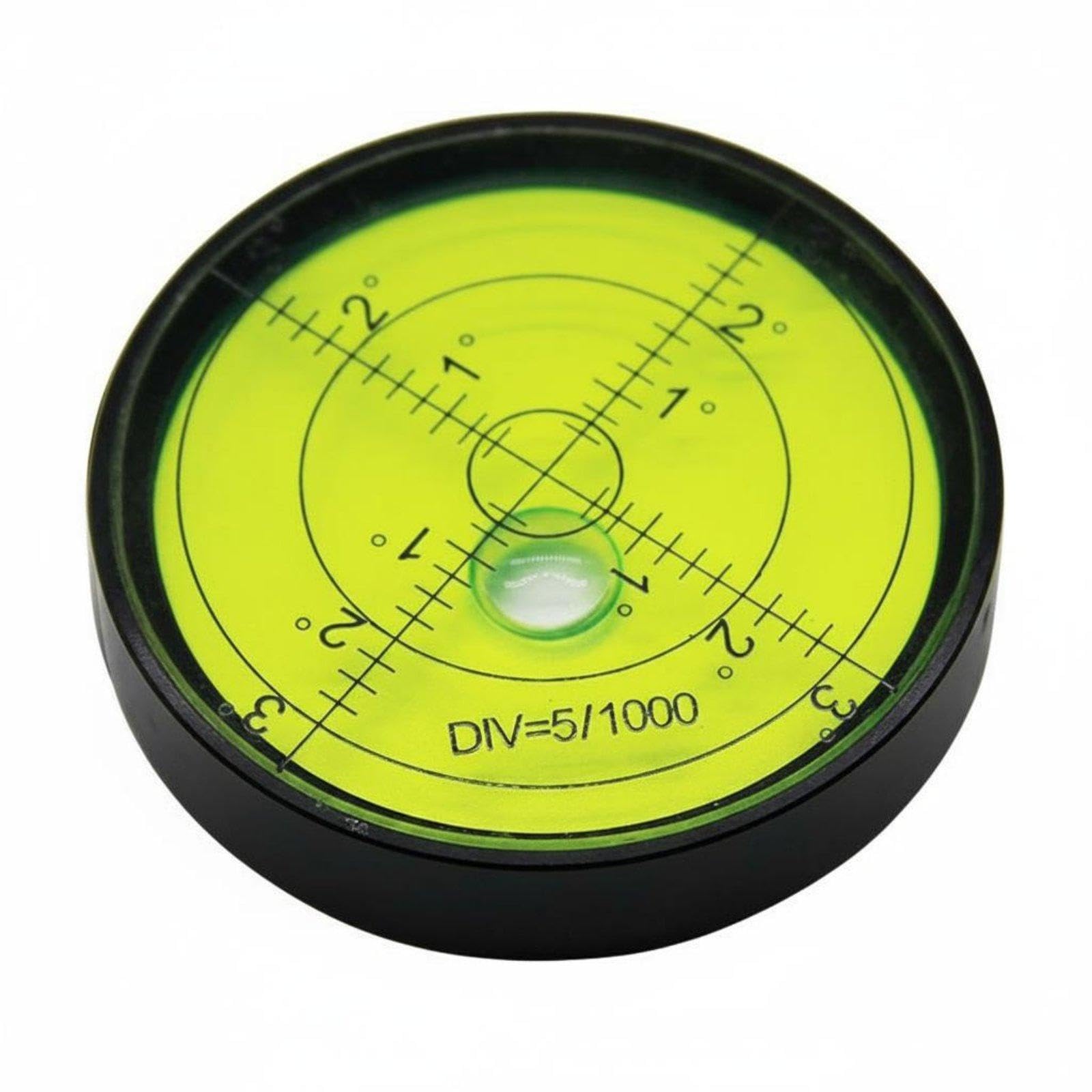 Circular Spirit Level Aluminum Alloy Round Bubble Level Universal Use Measuring Tool for Mechanics, Professionals, Machine Setup, Calibration 60x12mm Blk Grn 15|Home & Garden| Tools| Meas-image-39