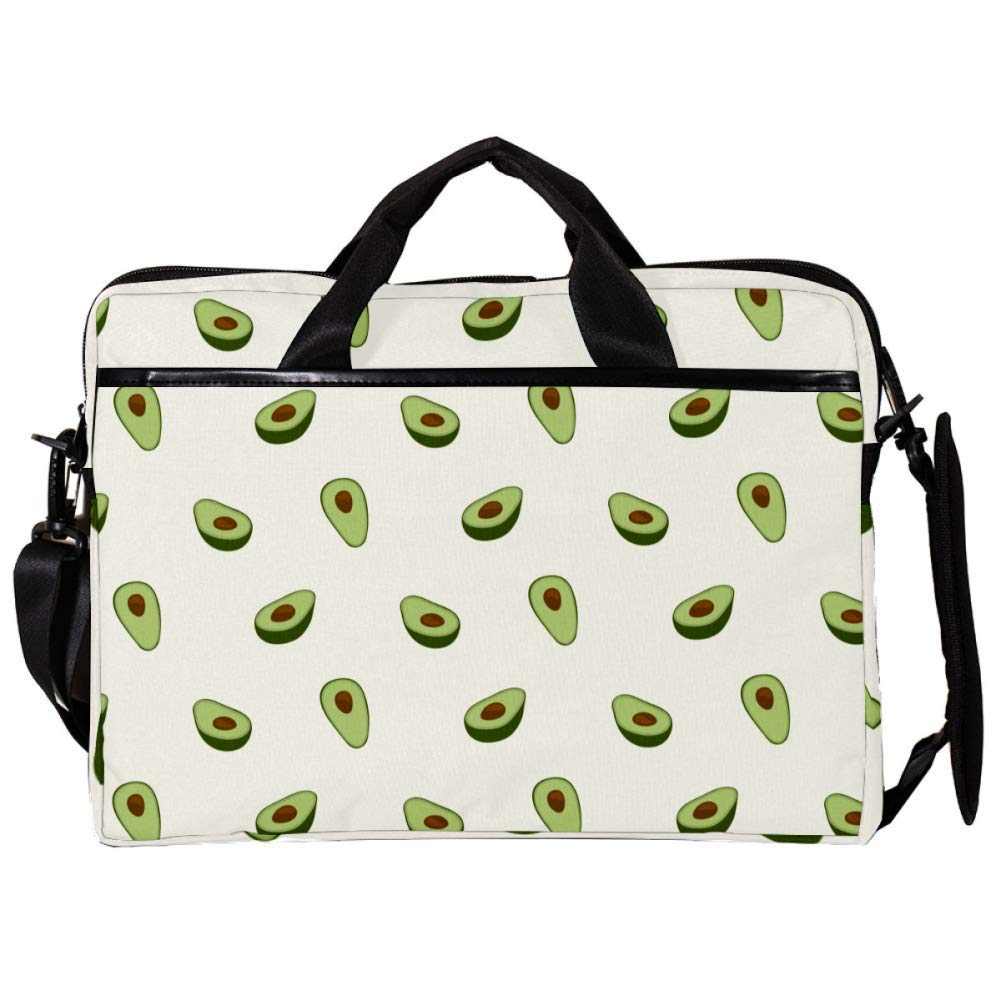 Maletín portátil 14 a 15 pulgadas estampado aguacate con bandolera 6