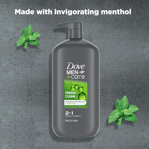 image for DOVE MEN + CARE 2 in 1 Shampoo and Conditioner Fresh & Clean for Clean