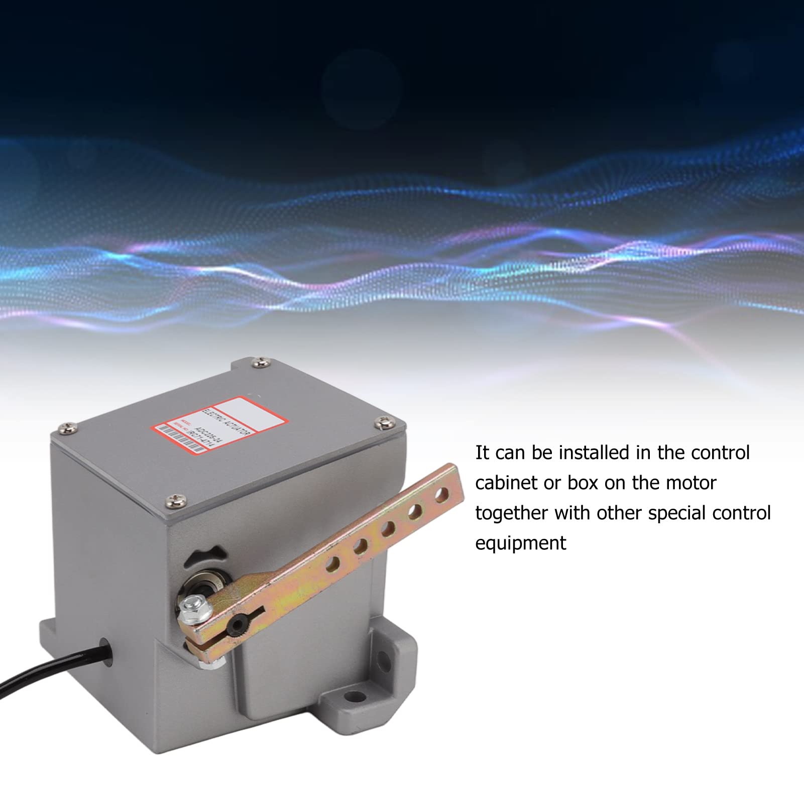 Siłownik generatora ADC225-24V |Uniwersalne aluminiowe elektroniczne urządzenie do strojenia kompresji - generatory zapłonowe/gazowe/rezerwowe |Siłownik zewnętrzny o