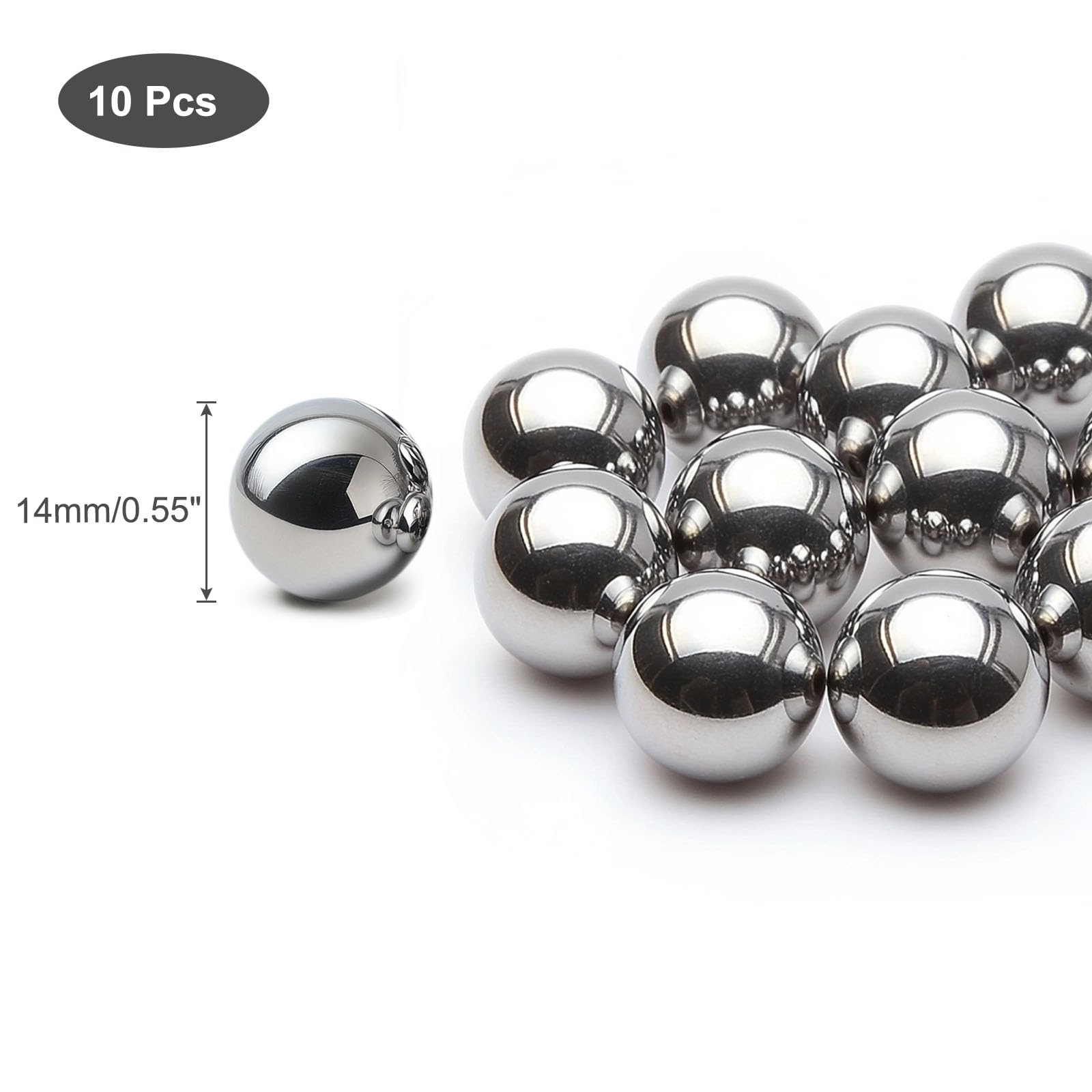 Stainless Steel Bearing Balls - 10 Pack -2