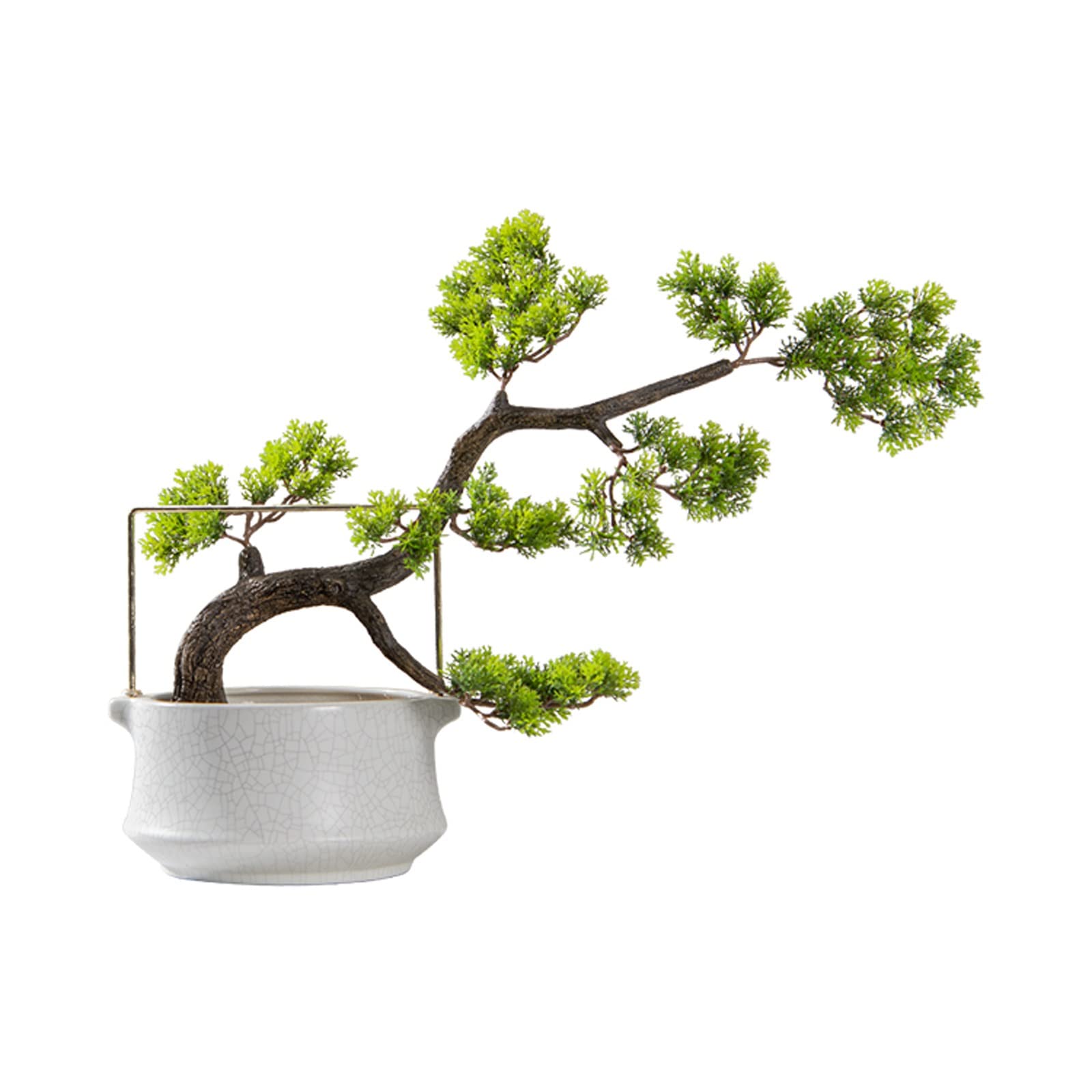 GTHTUHFD Artificial Bonsai Tree Artificial Bonsai Chinese-Style Simulation Cypress Pine Hotel