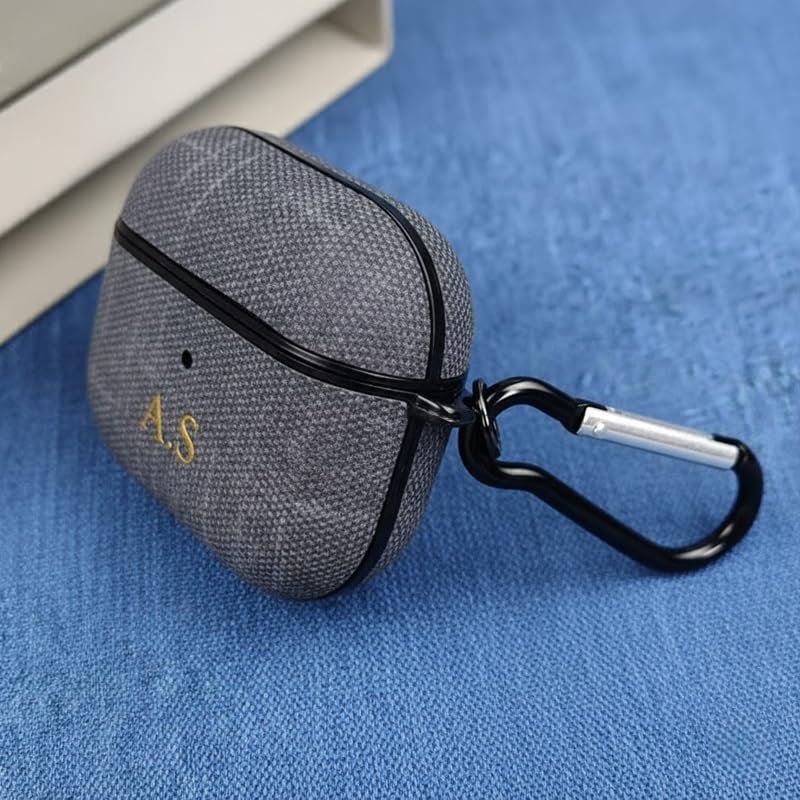 Amazon | カスタマイズ可能 AirPods ケース イニシャル刻印対応 for