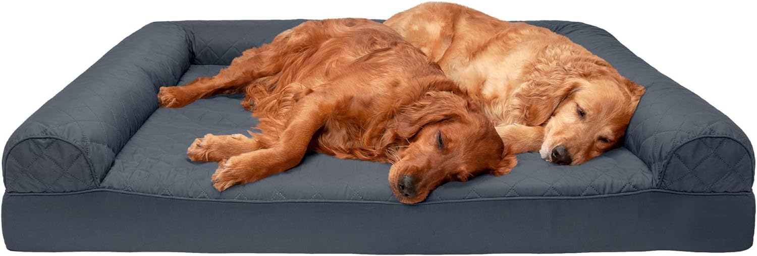 ROYALS RORE Dog Beds Orthopadic XXL Bed Waterproof Layer for Labrador, Bulldog, Retriever, Poodle, Large Breed dogbed 47X29X4 BBLUE (B0D4QZYPQP) Amazon Price History, Amazon Price Tracker
