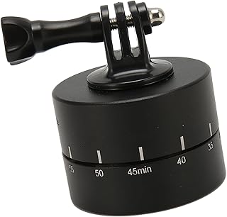 Camera Time Lapse Head, Sturdy Camera Panoramic Panning Base Lightweight 360 Degree Rotation for Smart Phones