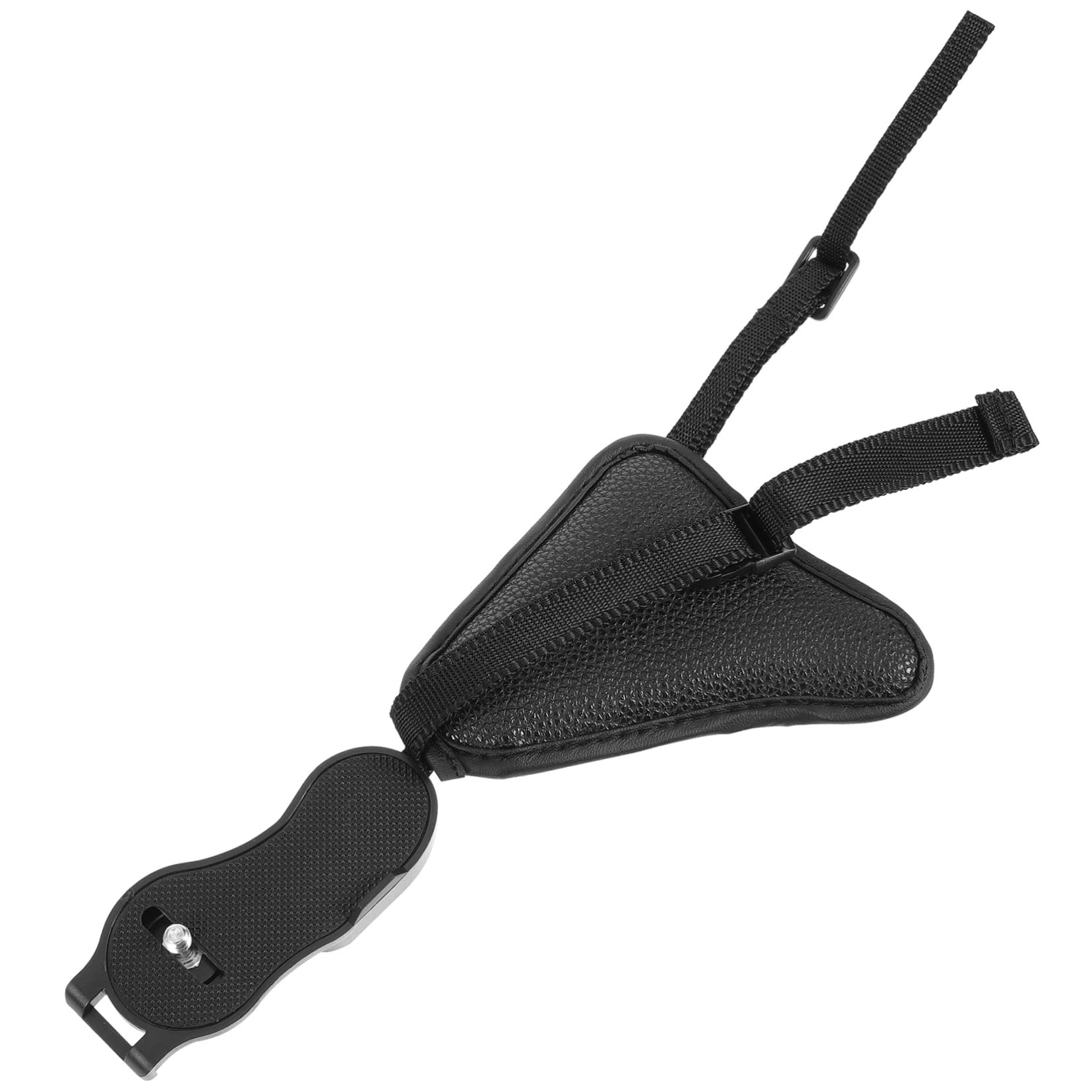 Gadpiparty Cinturino Da Polso Per Fotocamera Cordino Pinza a Mano Nancio Di Polso Cinghie Da Polso Rafforzamento Della Presa Della Mano Impugnature Accessori Pelle Sintetica Black