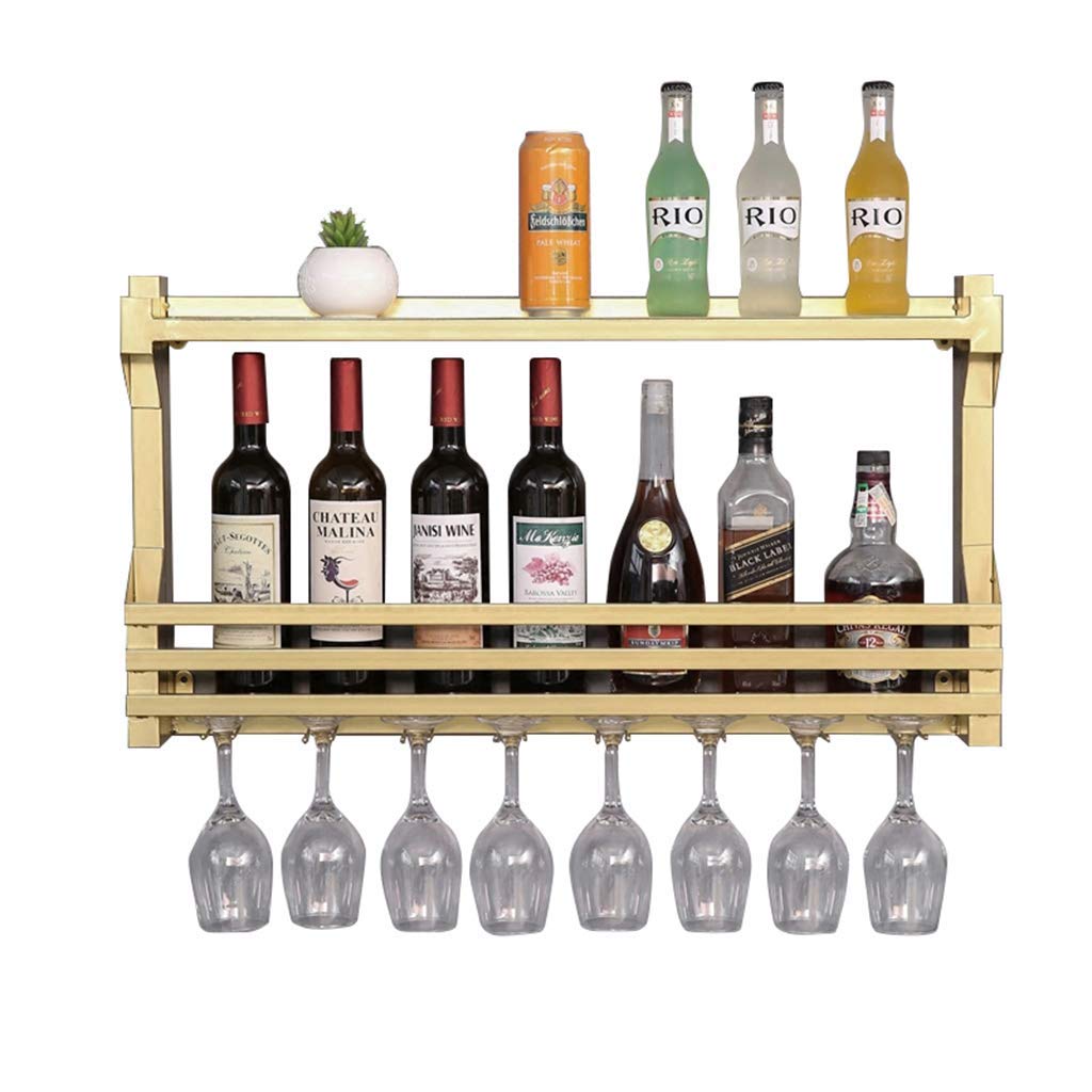 Stockage tenture murale pour bouteilles de vin et verres à pied