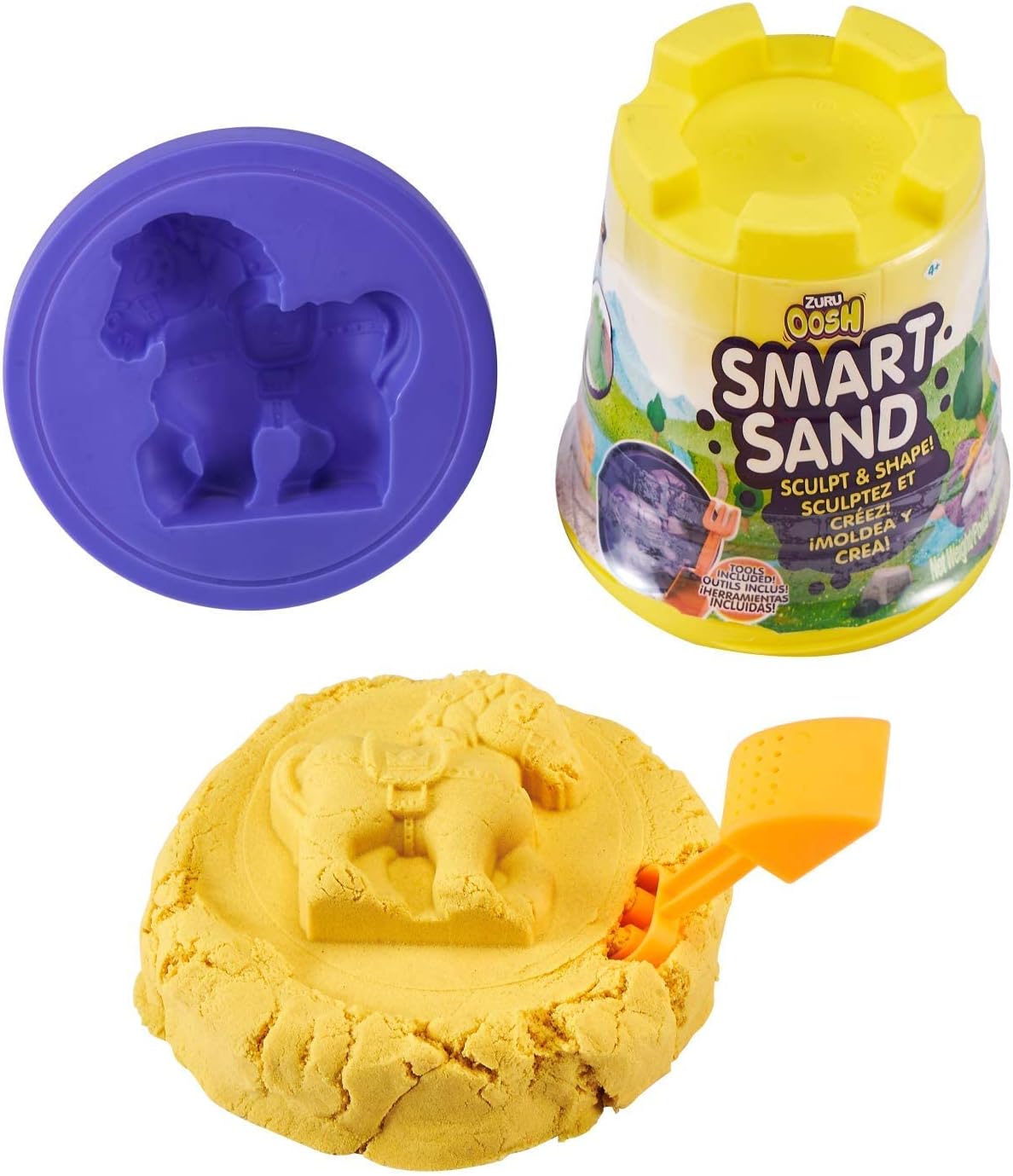 OOSH Moldable Smart Sand 500g Container (Colors May Vary)
