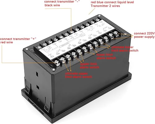 Miniatura 3 de ViaGasaFamido Pantalla de nivel de líquido AC220V Pantalla de nivel de agua Contorller de presión inteligente T80 4-20mA Nivel de visualización de