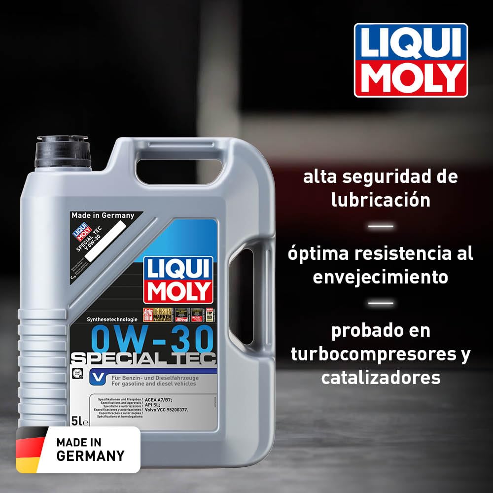 LIQUI MOLY Special Tec V 0W-30 | 5 L | Tecnología de síntesis Aceite de motor | 2853