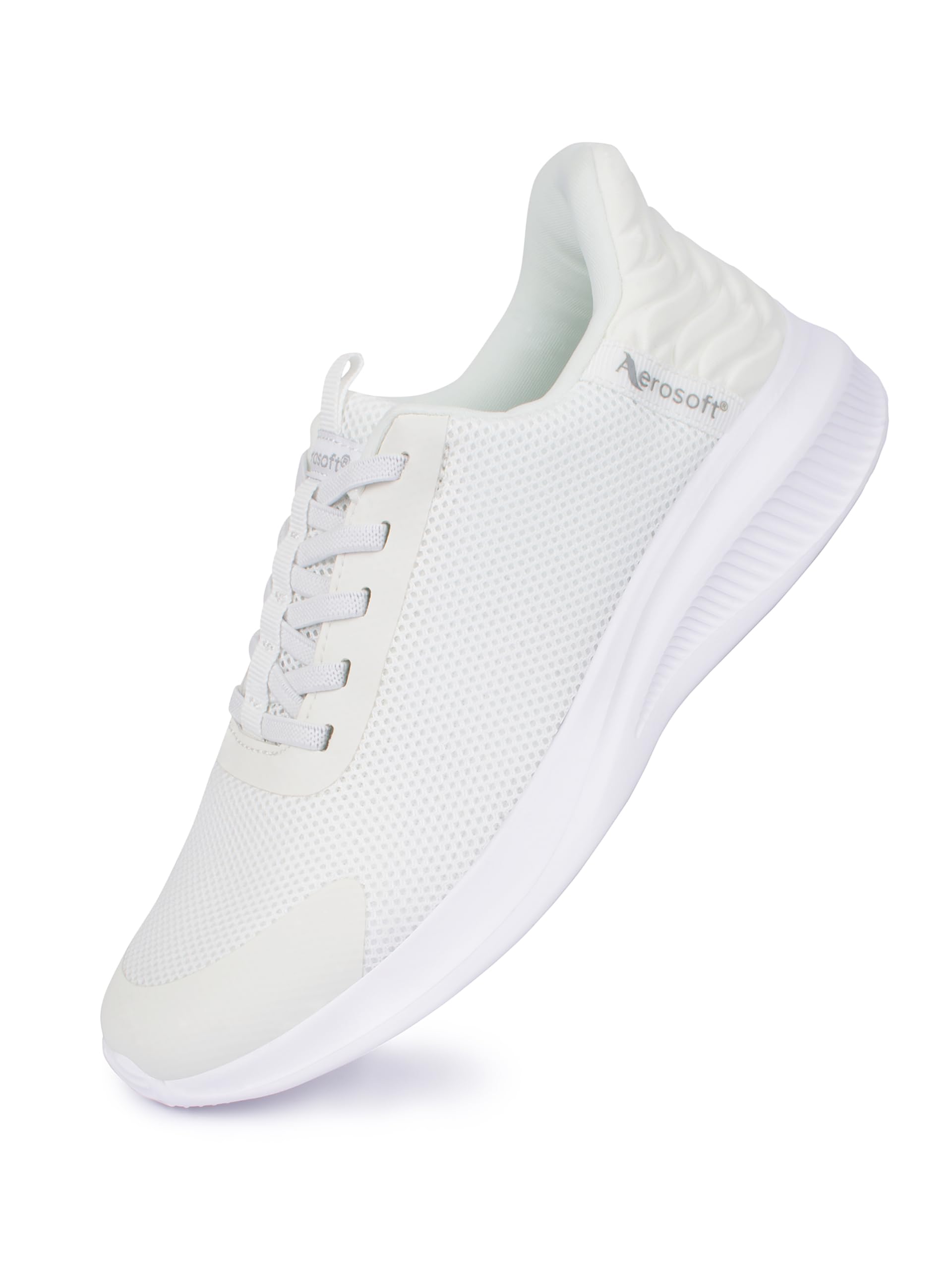 Aerosoft Zapatillas sin cordones para mujer - Comfort Entry - ortopédicas, White, 36 EU