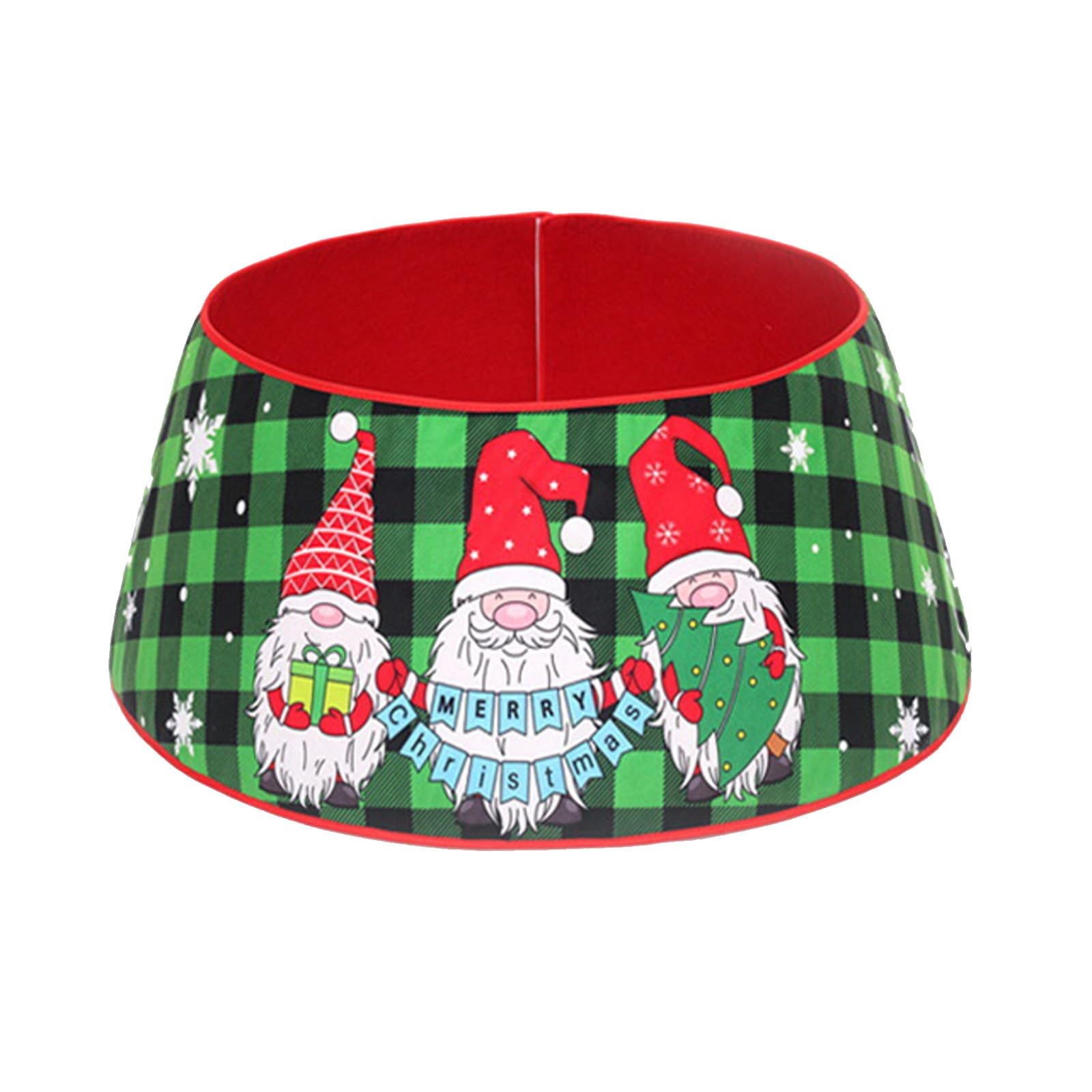 Jazuaiao Christmas Tree Base Cover Sequins Gnomes Christmas Tree Skirt 2024 Holiday Party Home Decorations for Ornament Base
