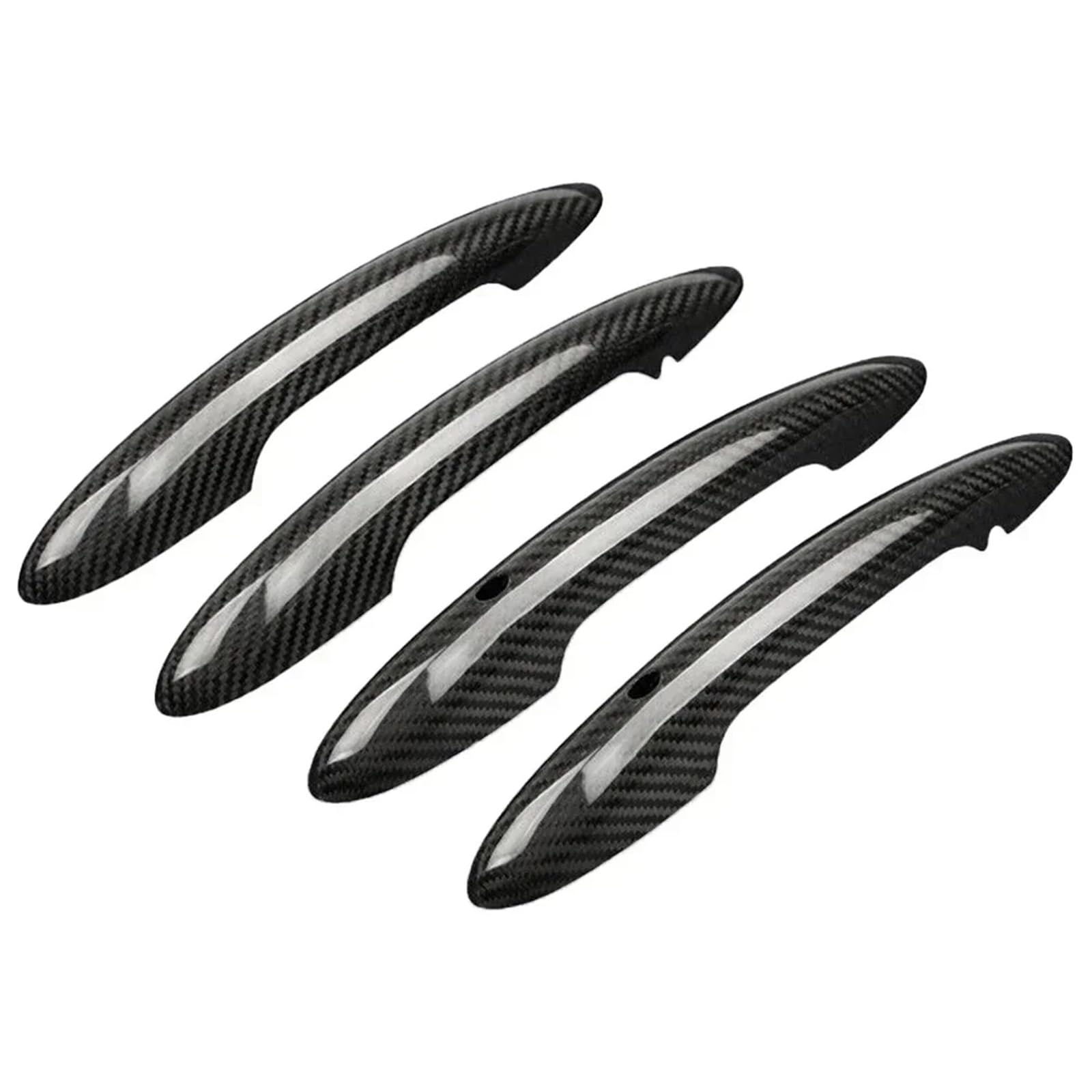 BTEDSXC Auto Handle Cap Compatible with MINI for F54 for Clubman 2016 2017 2018 2019 2020-2024 4pcs Carbon Fiber Car Door Handle Cover Trim