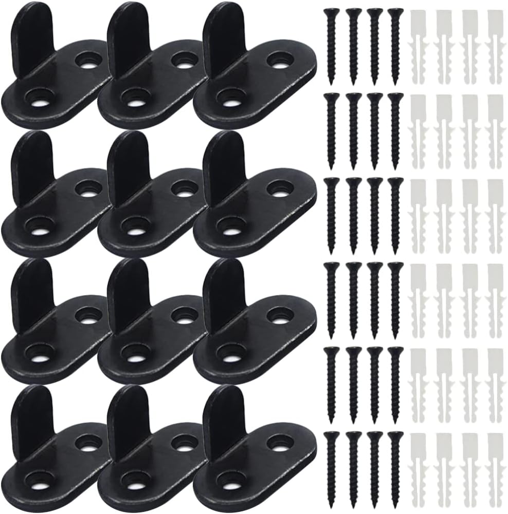 VILLCASE Sliding Door Floor Guide 12pcs Door Floor Guide