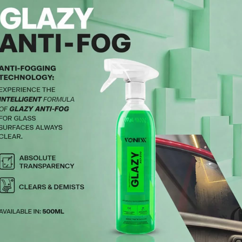 Glazy Anti-Fog Glass Cleaner 500ml
