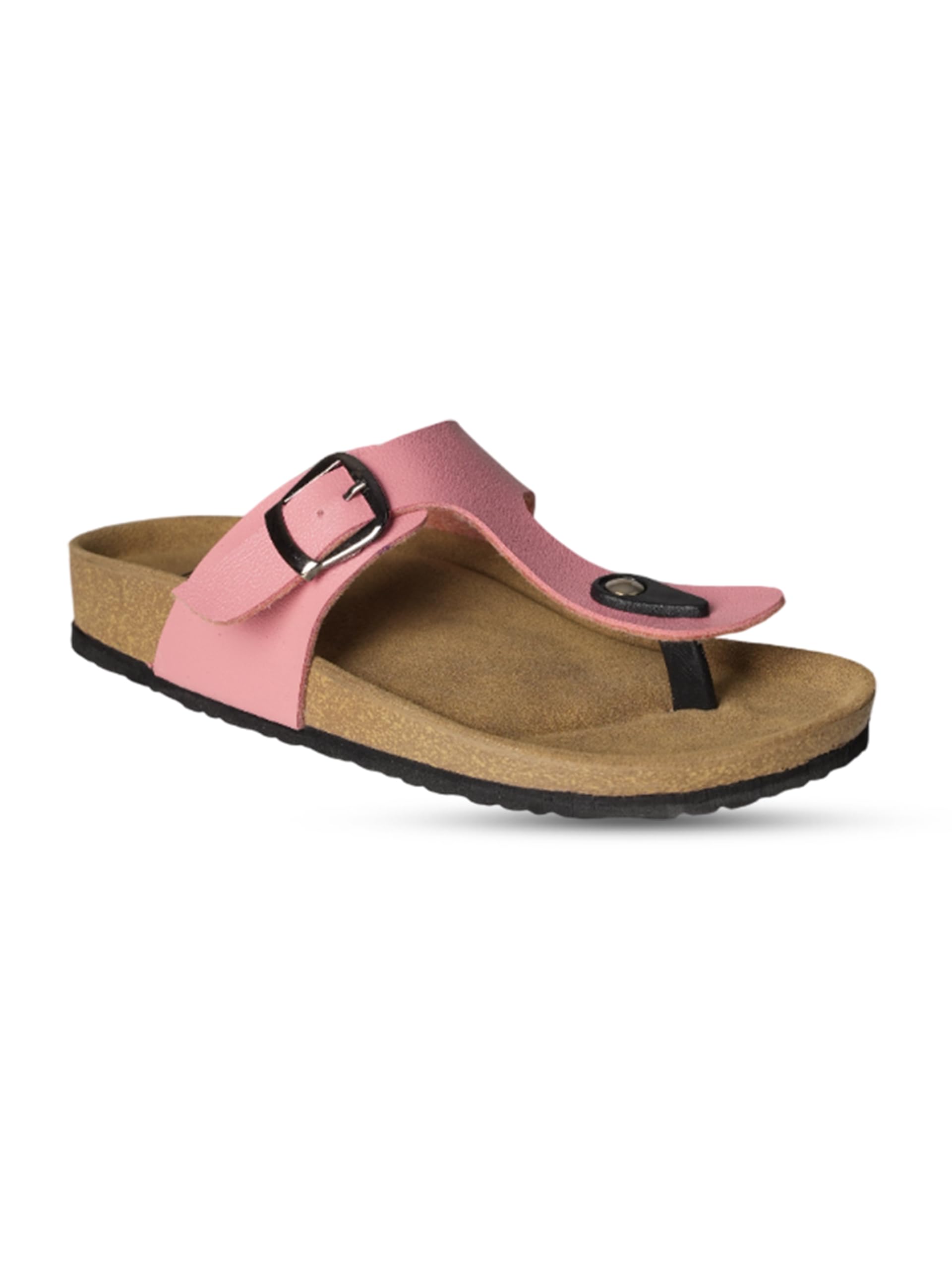 Womens Flat Toe Loop Sandals with Adjustable Buckle | Trendy Comfortable Sandals for Casual, Travel & Daily Comfort-image-19