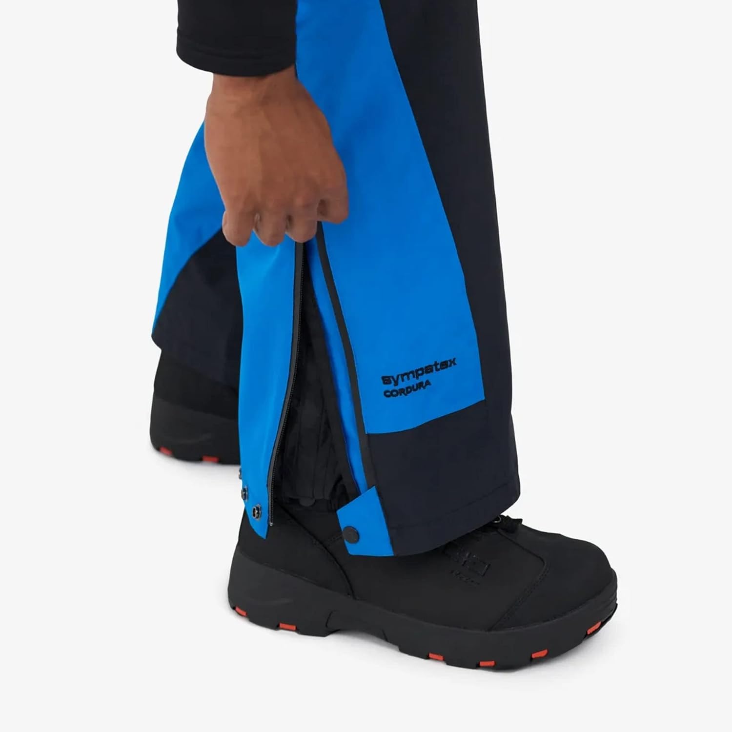 Ski-Doo Mens BC Kona Highpants Snowmobile Bibs Waterproof Indigo Blue Snow Pants - Small