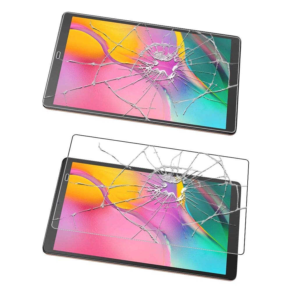 ebestStar - Funda para Samsung Galaxy Tab A 10.1 2019 T510 T515, Carcasa Capa Giratoria, 360 Protectora, Cuero PU Soporte, Azul Oscuro + Cristal Templado