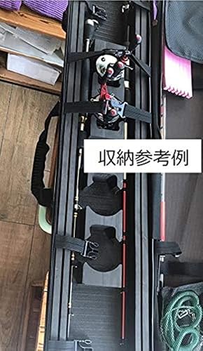 筏カセ竿 替穂先 ロッド専用 システムハードケース (ブラッ