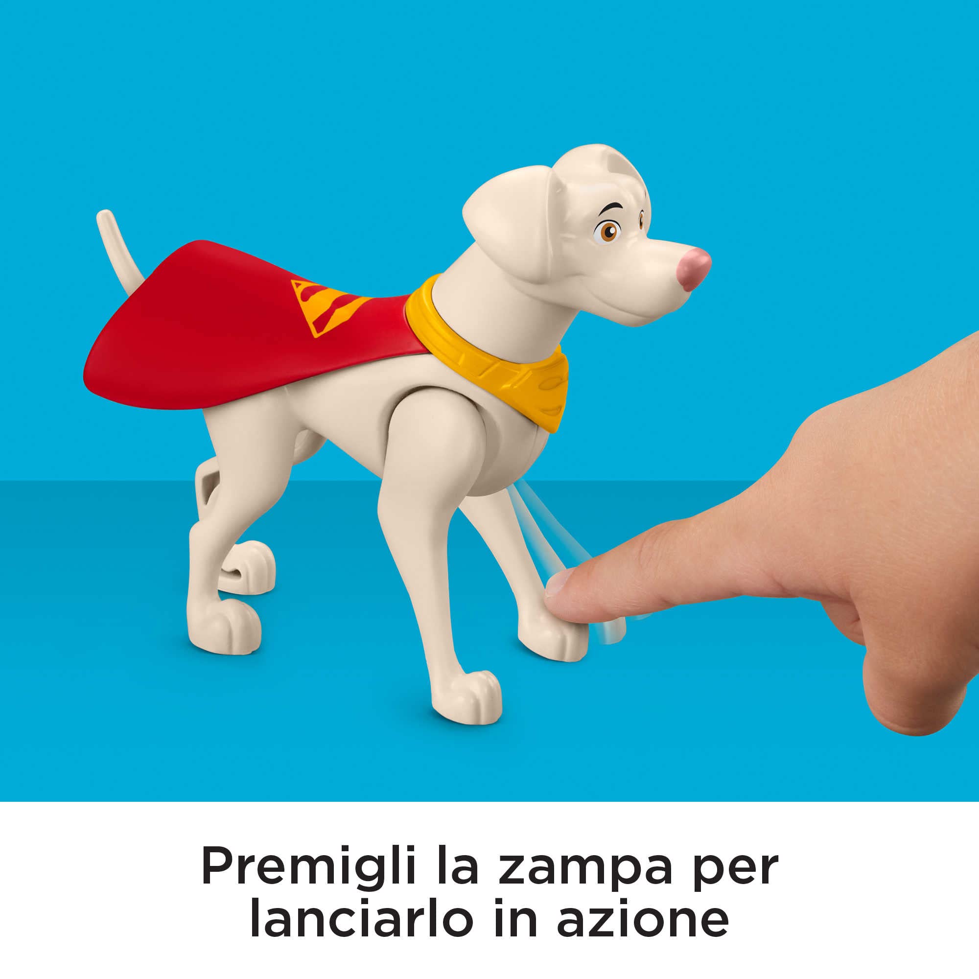Fisher-Price DC League Of Super-Pets Hero Punch Krypto – Giocattolo Per Bambini 3+ Anni, Azione E Supereroi - 4