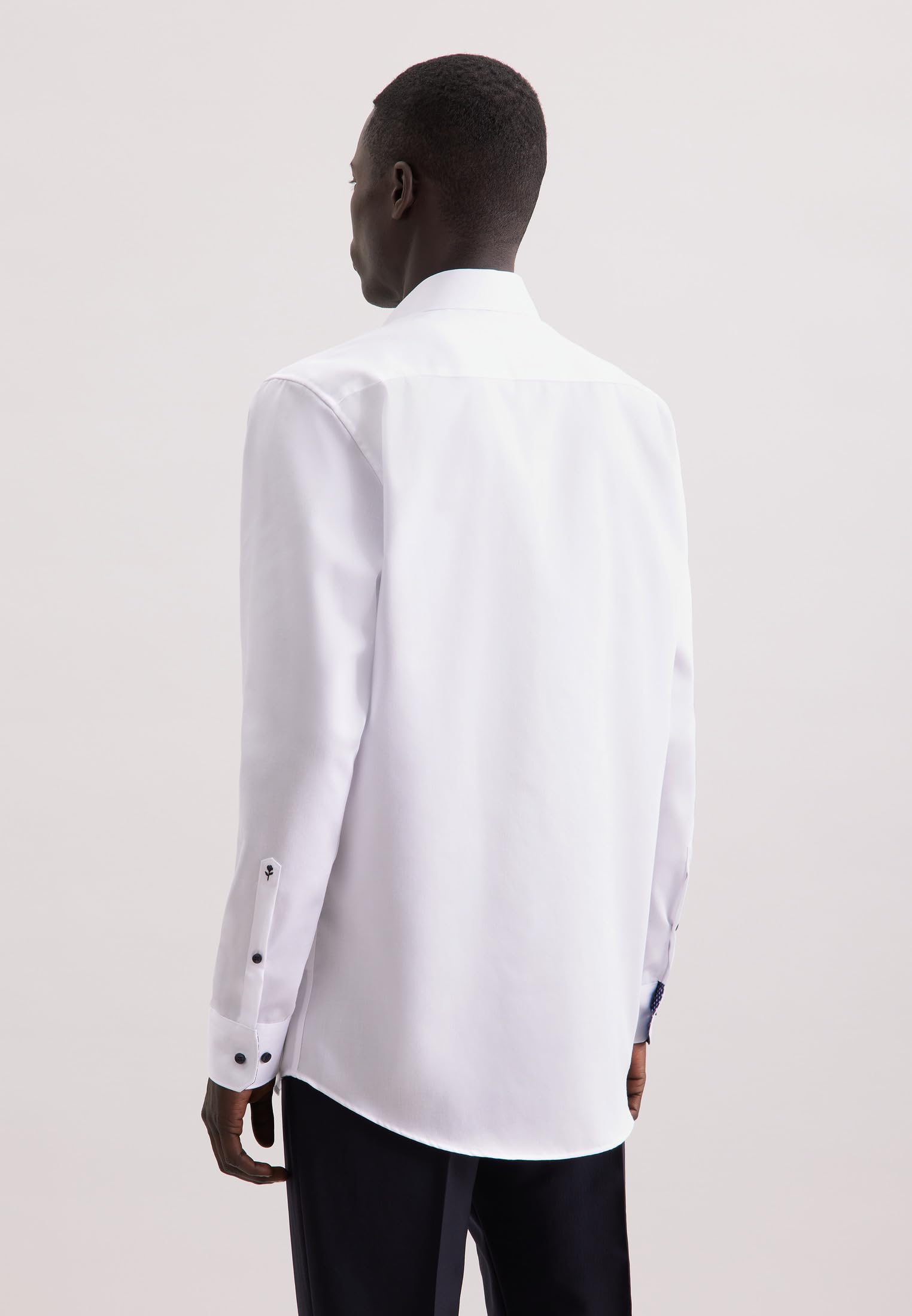 Seidensticker Shaped Fit Langarm Business-Hemd Camicia Uomo