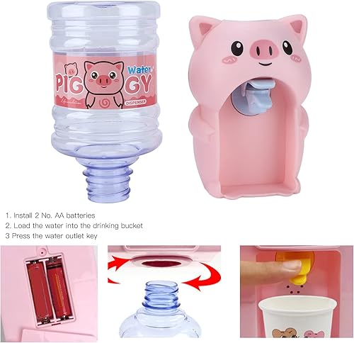 Miniatura 4 de Dispensador de agua para niños, divertido mini forma linda, mini juguete de agua para niños, ecológico, fácil de usar, perfecto para fiestas de