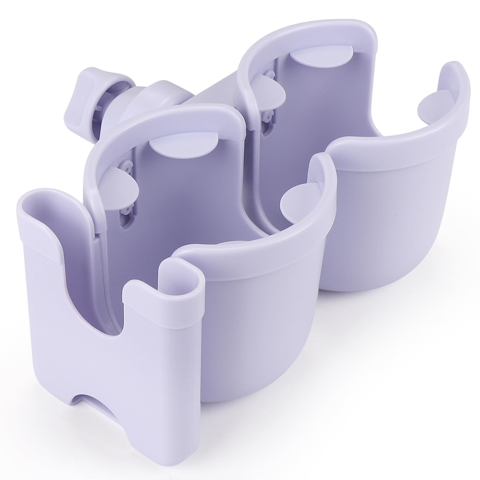 Accmor Kinderwagen-Getränkehalter mit Handyhalter, Fahrrad-Getränkehalter, Universal-Getränkehalter für Uppababy Nuna Doona Kinderwagen, 2-in-1-Getränkehalter für Kinderwagen, Fahrrad, Rollstuhl