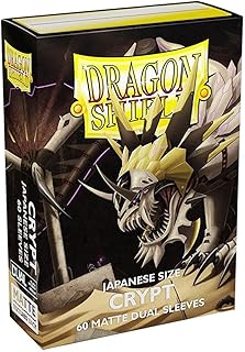 Dragon Shield Dual Matte Mini Japanese Crypt 60 ct Card Sleeves Individual Pack
