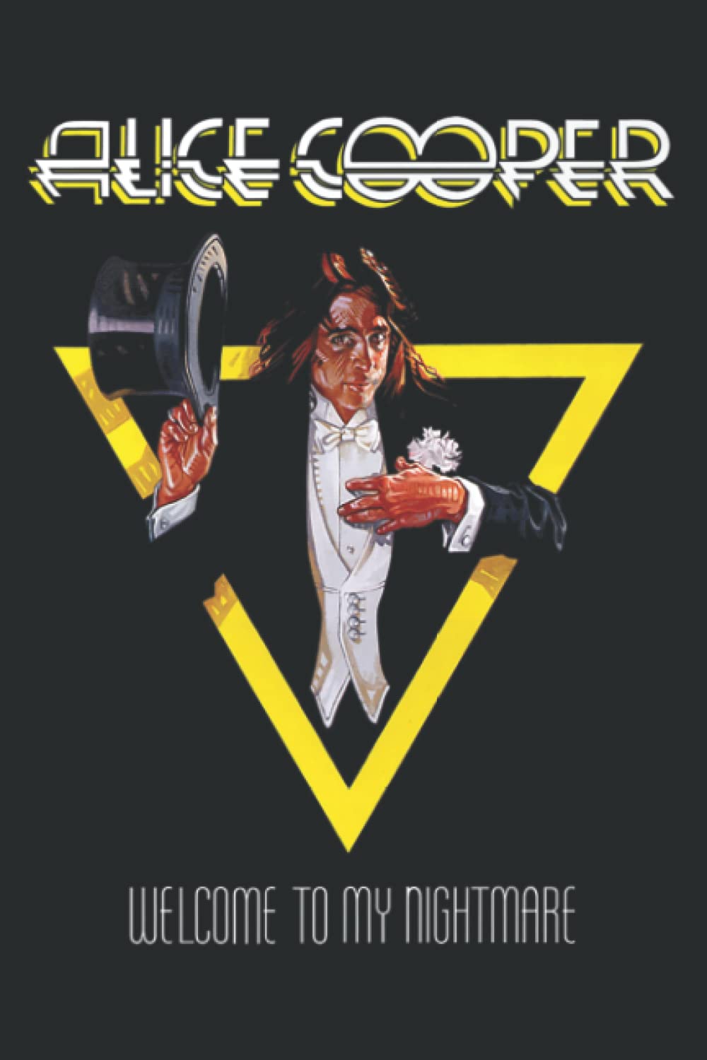 Alice Cooper Welcome To My Nightmare Yellow Triangle