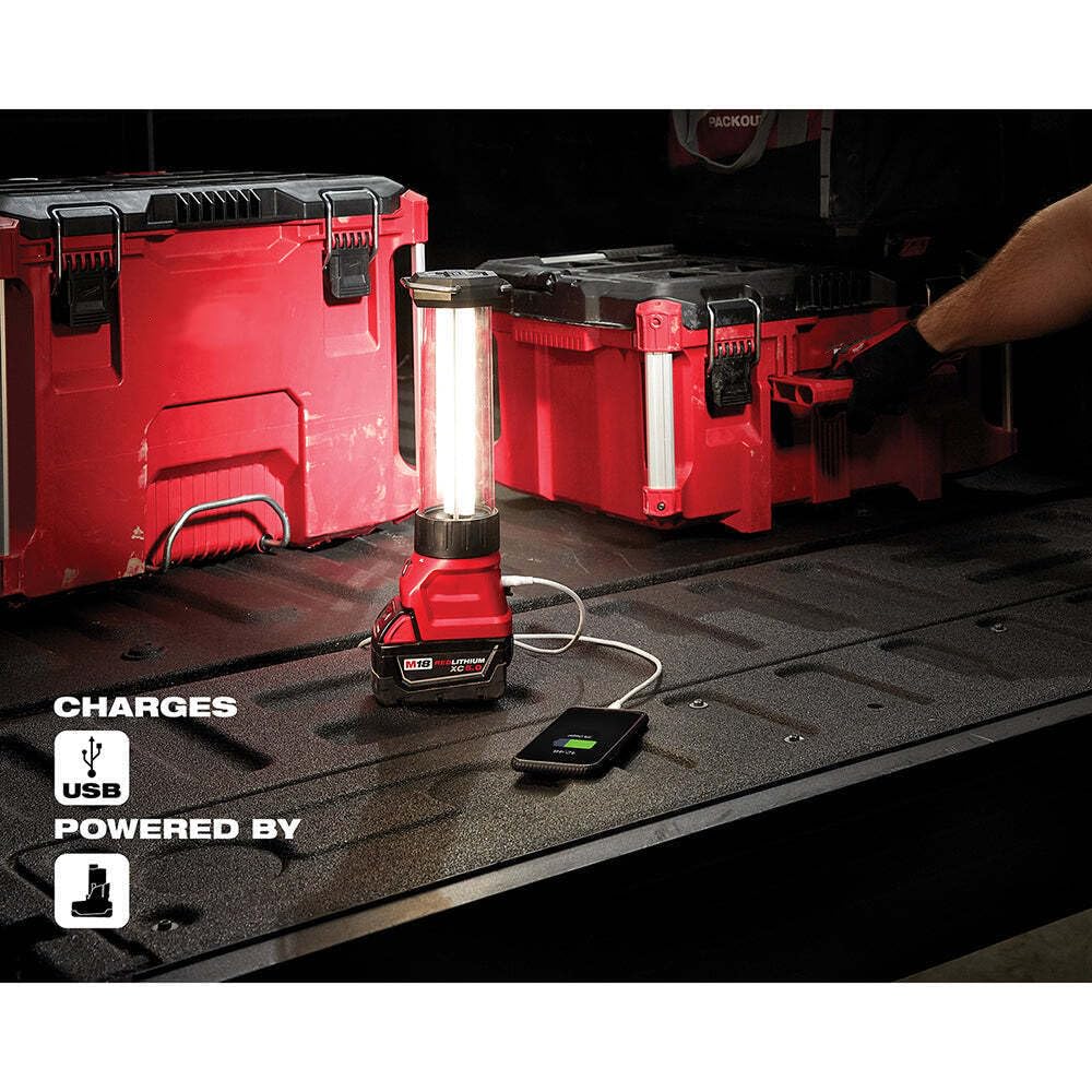 2363-20 Compatible with Milwaukee 18V USB Charging Led Lantern