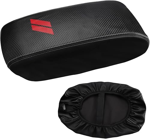 Miniatura 8 de INTGET Funda para reposabrazos de consola central de automóvil para Dodge Durango Accesorios 2011-2020, funda de cuero para reposabrazos, funda