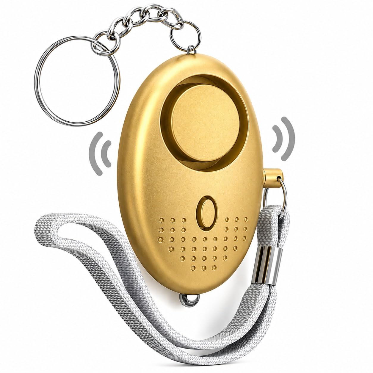 KAIDAA Personal Safety Keychain Alarm for Women, Girls, Kids & Elderly | Emergency Security Device for Self-Defense & Protection | Loud SOS Alarm for Safety (Silver)-picture-14