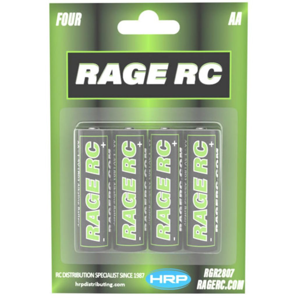 Rage RC 2807 AA Alkaline Batteries 4 Pack