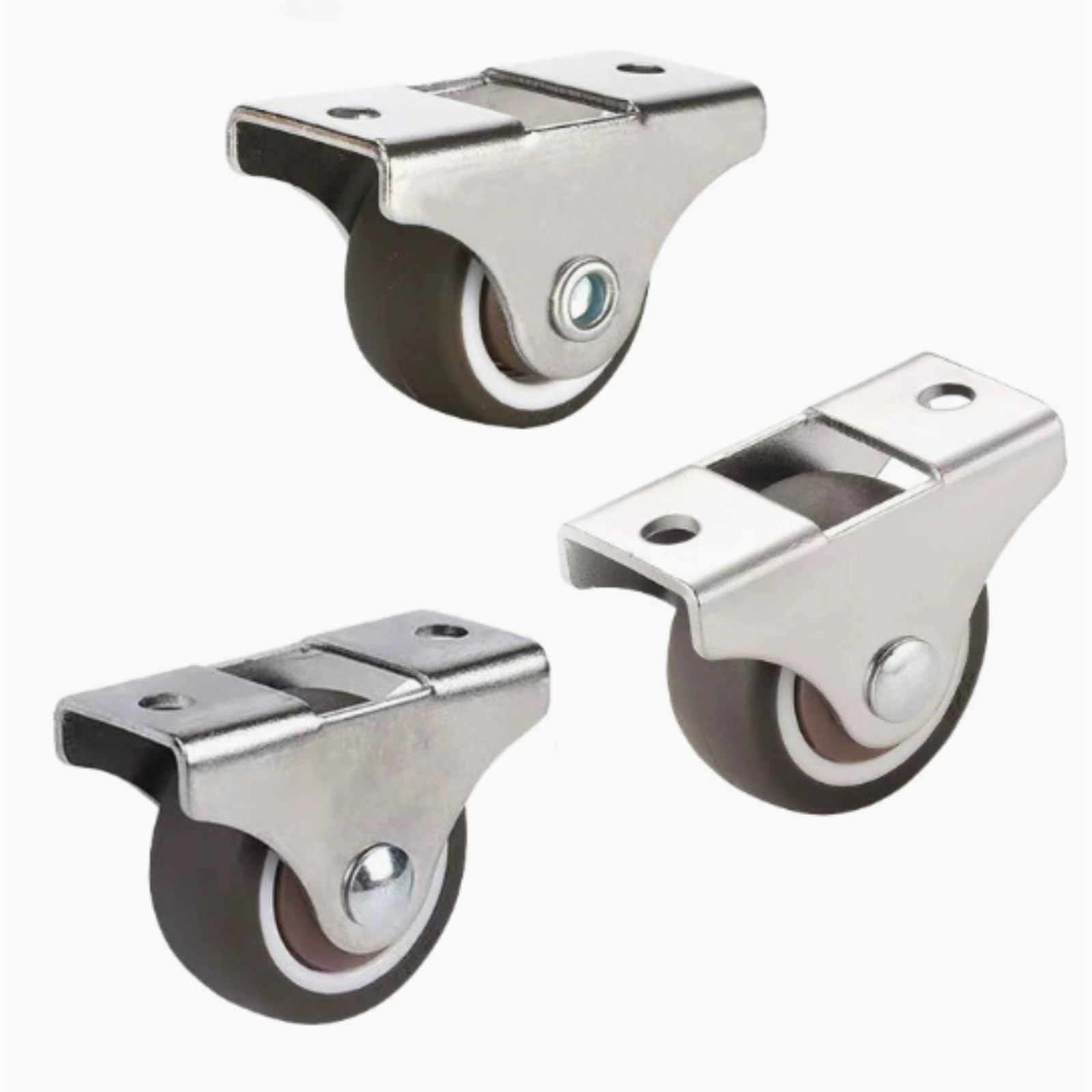 Lenkrollen, Möbelrollen Mini 20 Stück Klein Fest Ausgerichtet,für Karren, Möbel, Küche