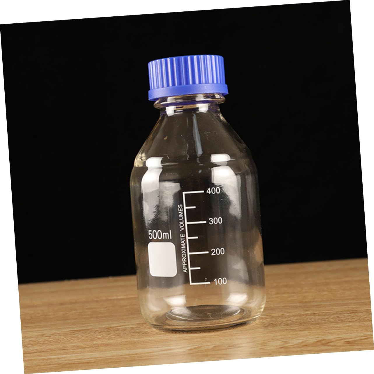 VALICLUD Glasreagenzflasche 500ml mit Schraubverschluss für Labor
