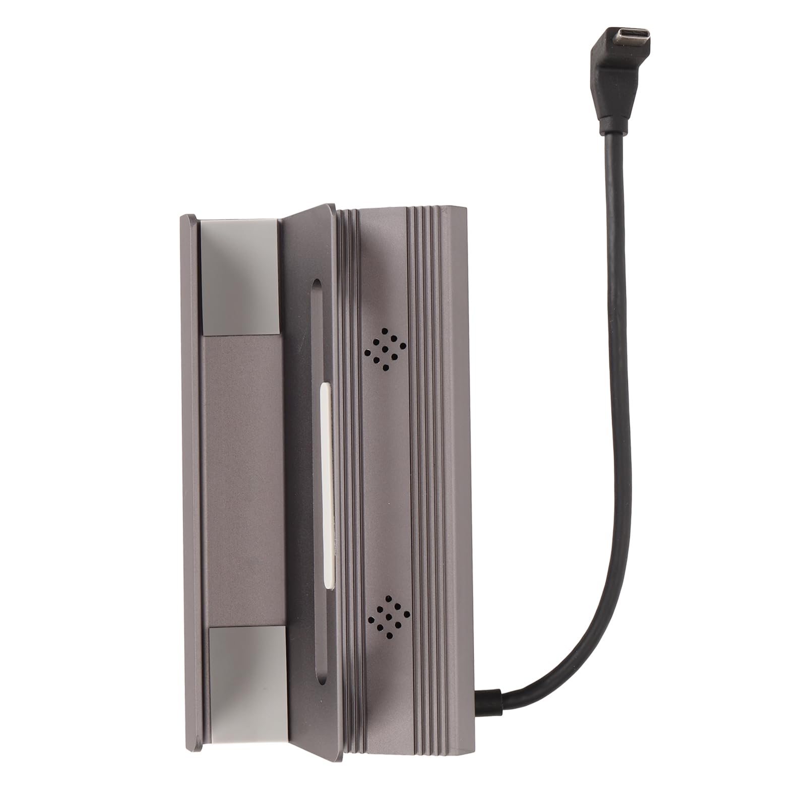 Docking Station USB C per Hub 6 in 1 Steam Deck con Uscita 4K e Gigabit Ethernet per Configurazione di Gioco Domestica Grigio Alluminio