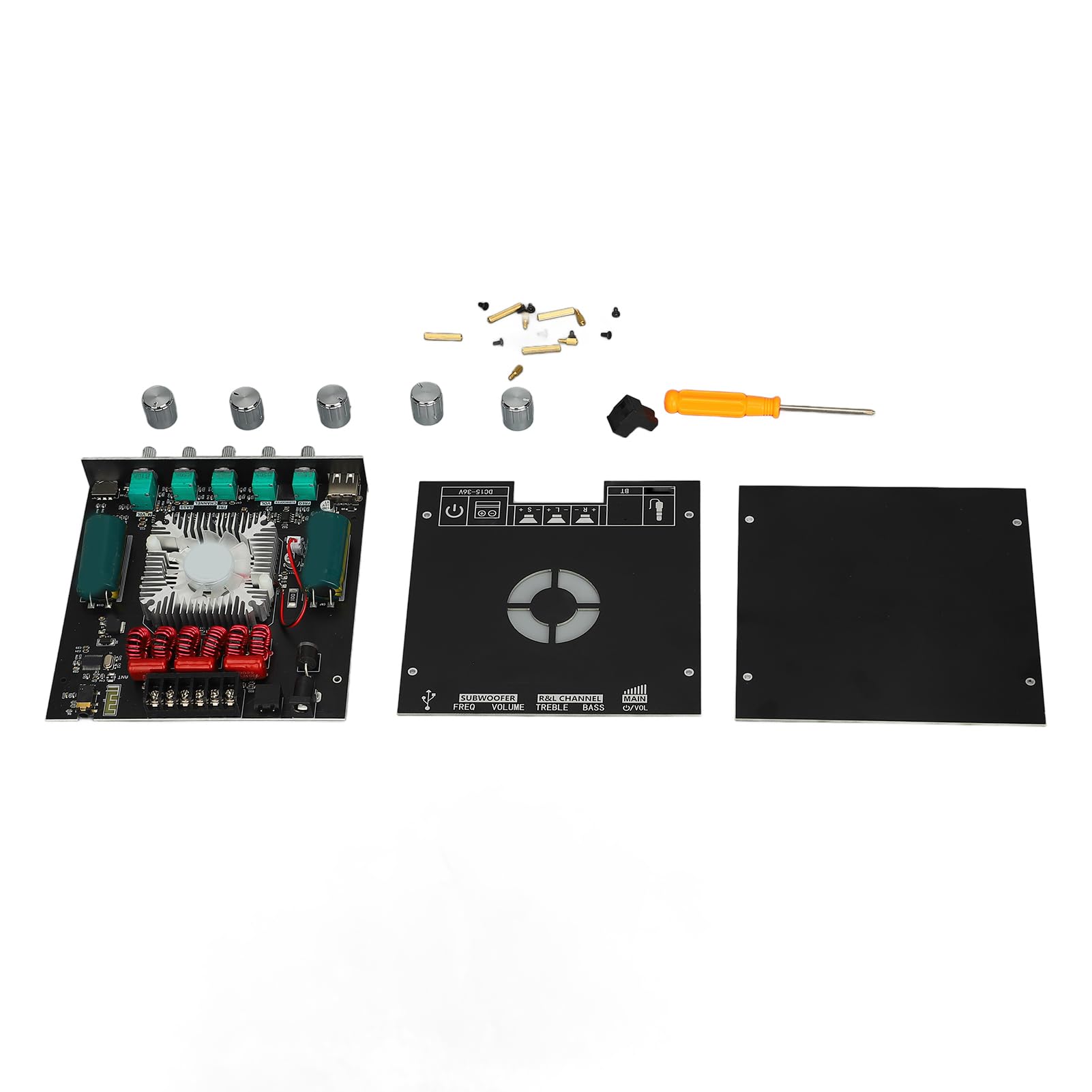 CHICIRIS Scheda Amplificatore di Potenza Bluetooth con Chip TDA7498E per Audio a 2.1 Migliorato, Perfetta per Progetti di Altoparlanti Fai da Te e Sistemi Domestici