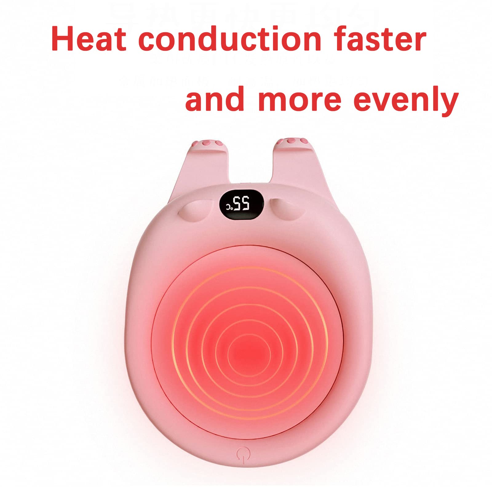 Posavasos eléctrico con Temperatura Constante para café Inteligente para Gatos y Perros, Base de Calentamiento de Leche térmica de 55 °, Placa calefactora de Oficina