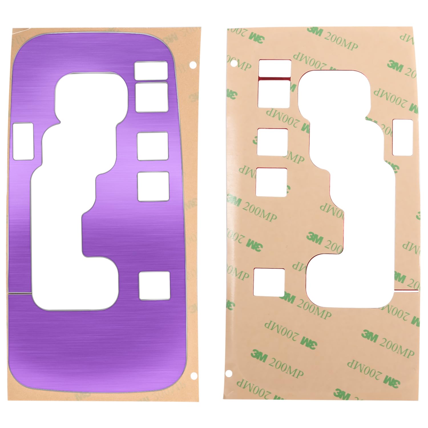 Trim Gear Frame Cover Gear Shift Box Cover for Jeep Wrangler 2012-2018 JK JKU Sport Sahara Freedom Rubicon Unlimited Gear Shift Panel Cover Trim Interior Decoration Accessories Aluminum (Purple)