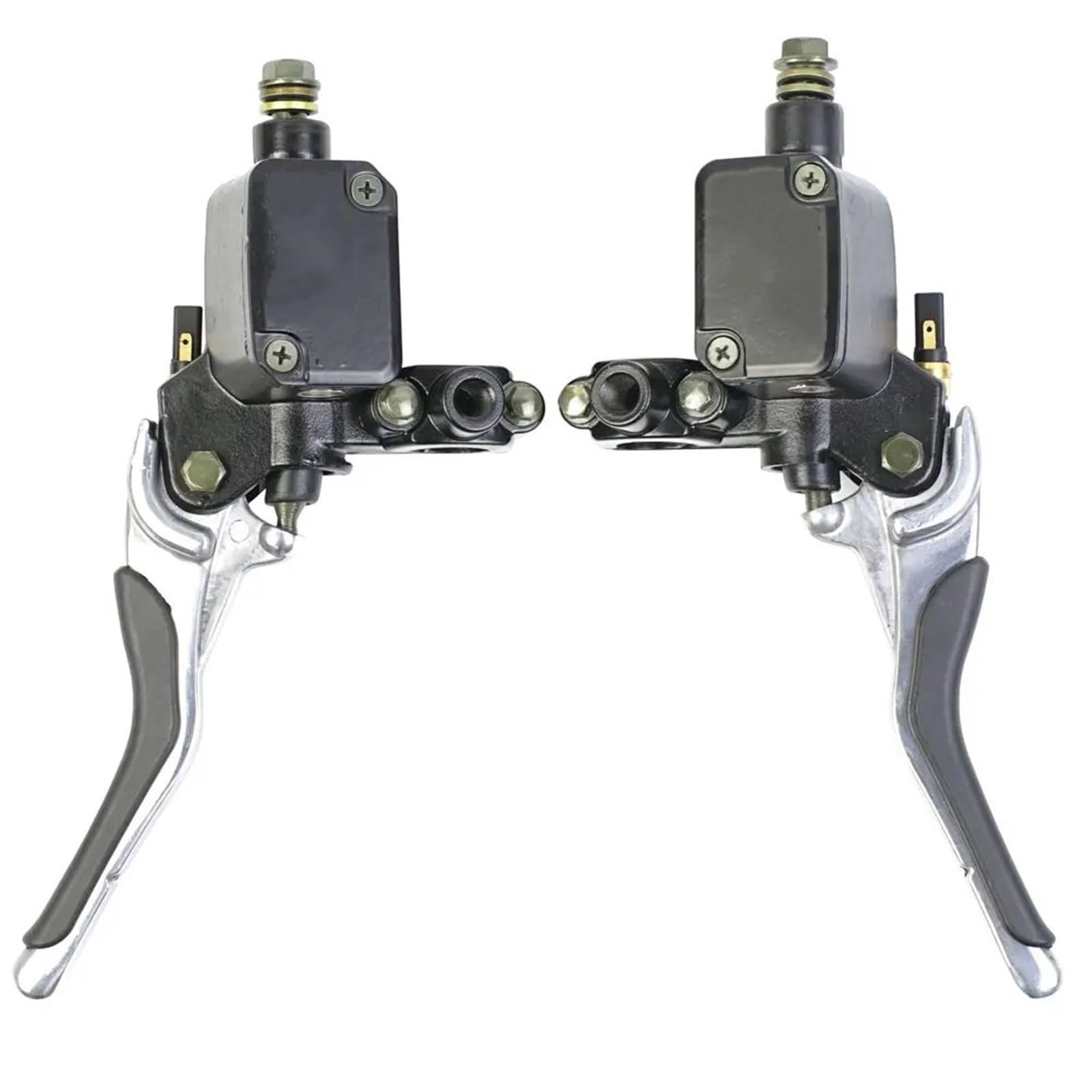 Tarcza hamulcowa Pasuje do Yamaha YQ50 | Zbiornik głównego cylindra hamulca motocykla, lewa i prawa dźwignia(1 pair)