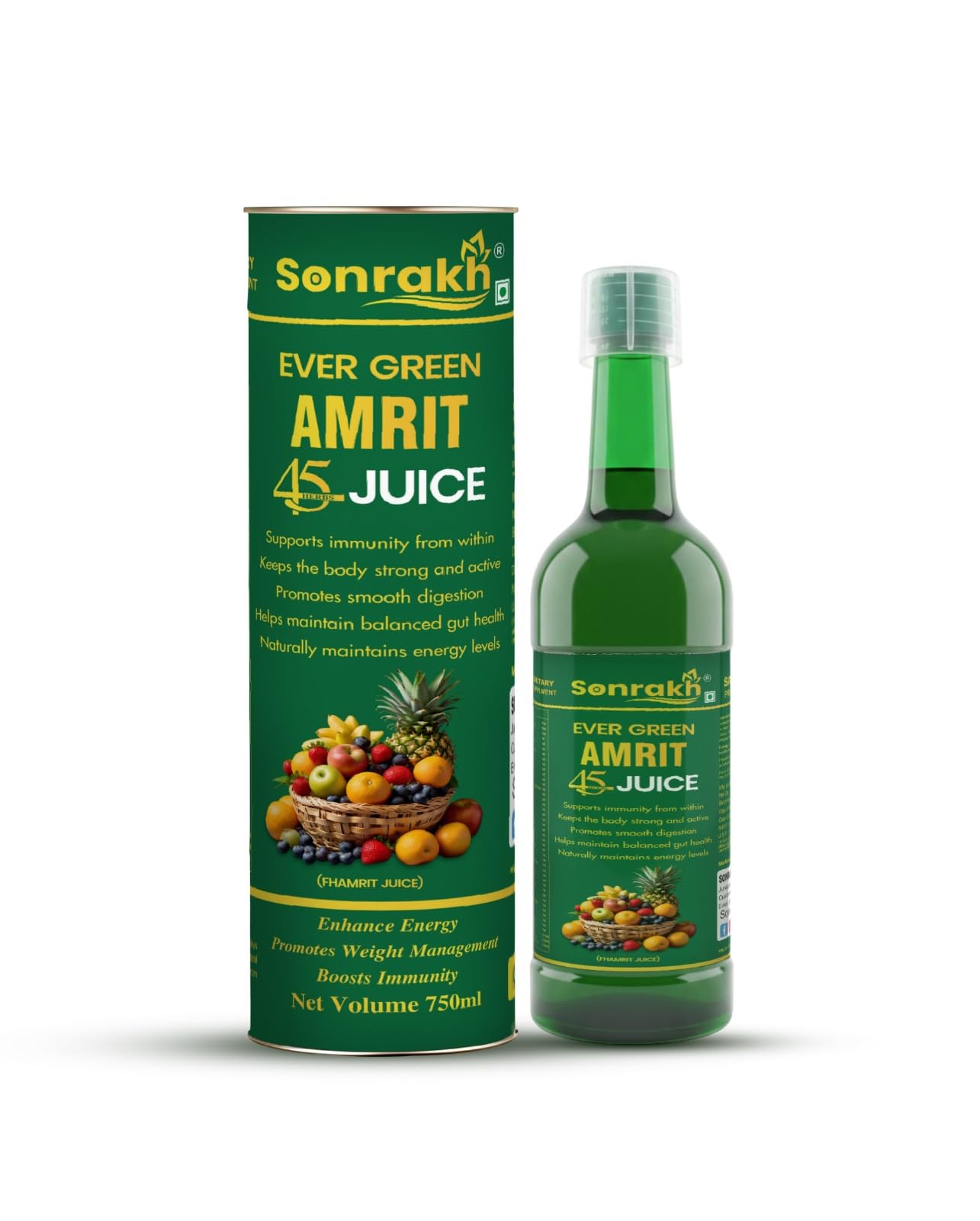 Amrit Juice Herbal Health Drink 750 ml Natural Immunity and Energy Support Juice for Daily Wellness-image-1
