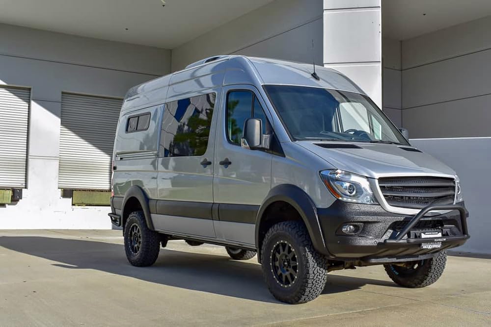 Ampliadores de guardabarros compatibles con Mercedes Sprinter W906 2014 a 2018 4 piezas