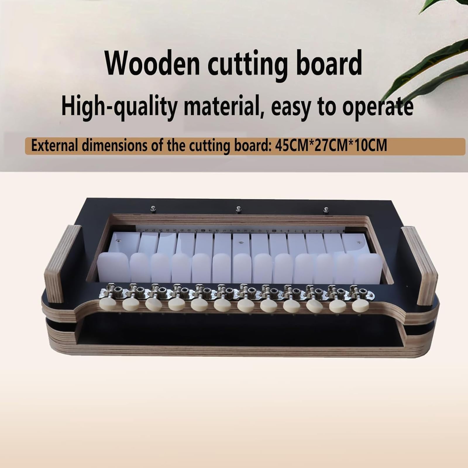 Holz Seifenschneider, Multi Draht Laib Slicer, Handgemachte Seifenschneidemaschine, Gleiche Schnitte 1-12 Bars, Seifenlaibschneider für Kerzen und Butter Trimmen