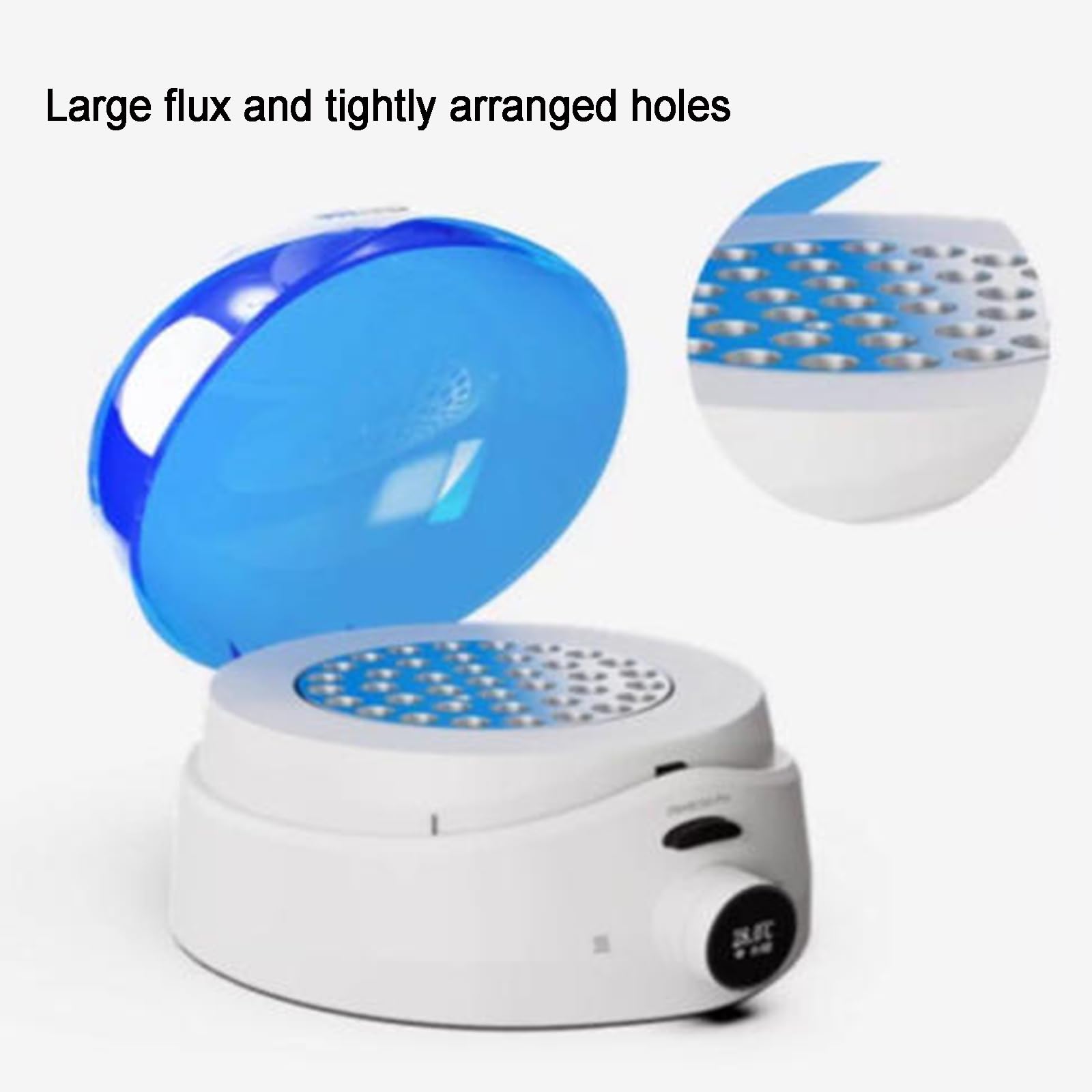 Baño María De Laboratorio, Mini Incubadora De Baño Seco, Calentador Metálico De Temperatura Constante RT-100 ℃, con Bloque Calefactor De 0,5×59 Orificios, Pantalla Táctil LED