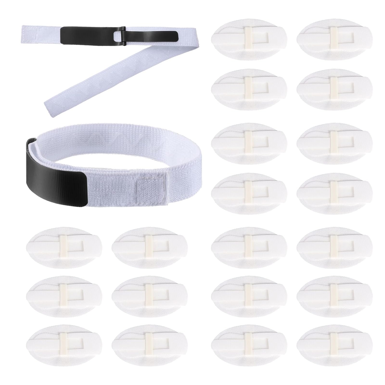 22 Pack Catheter stabilization Foley Catheter Device Holder Catheter Leg Straps Urinary Legband Holder Adhesive Catheter Stickers Foley Catheter Bag Feeding Tube Holder Catheter Supplies
