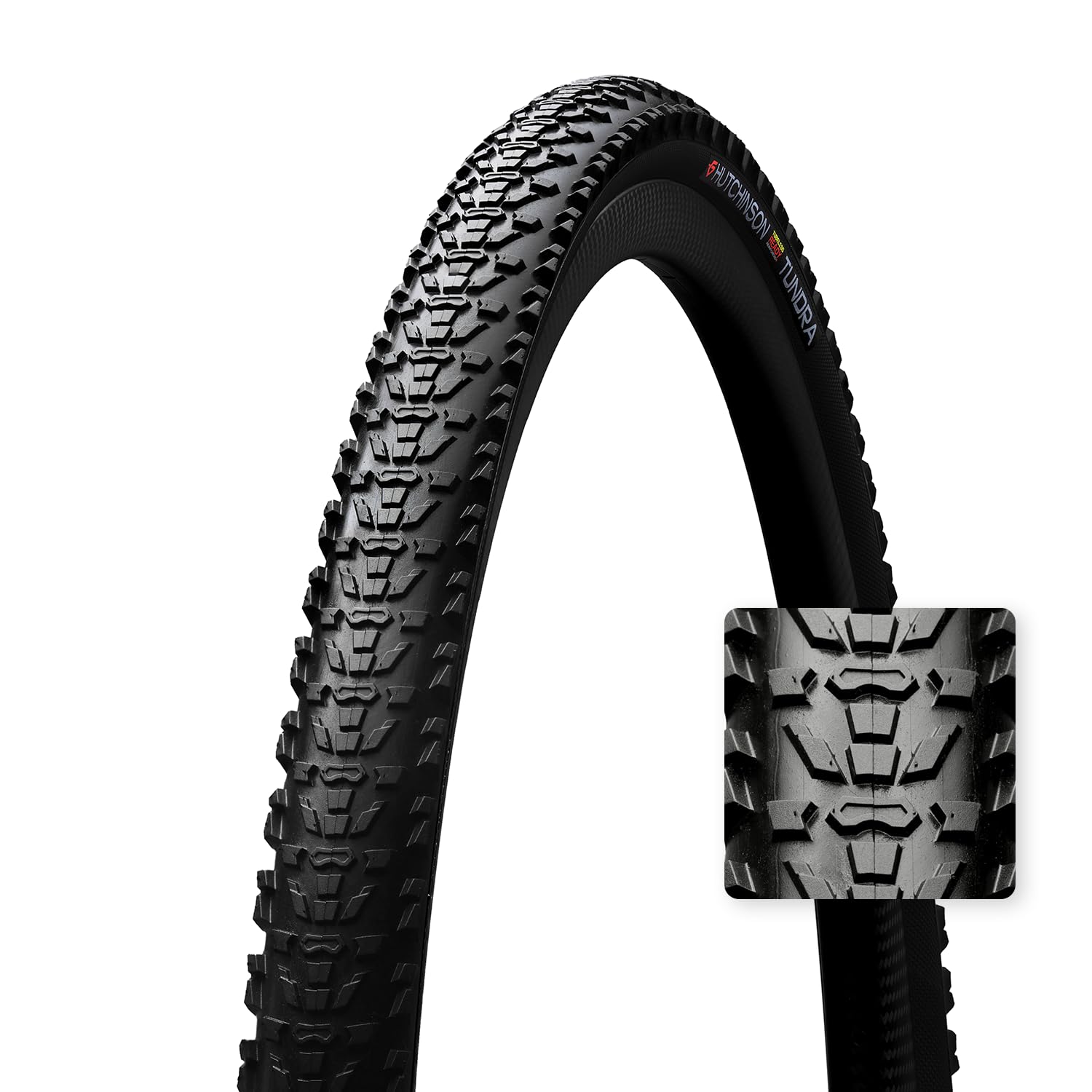 Hutchinson – Tundra – Aggressive Mud‑Ready Gravel Tyre – Folding Bead – Tubeless Ready – Reinforced+ Protection – 700 x 45c